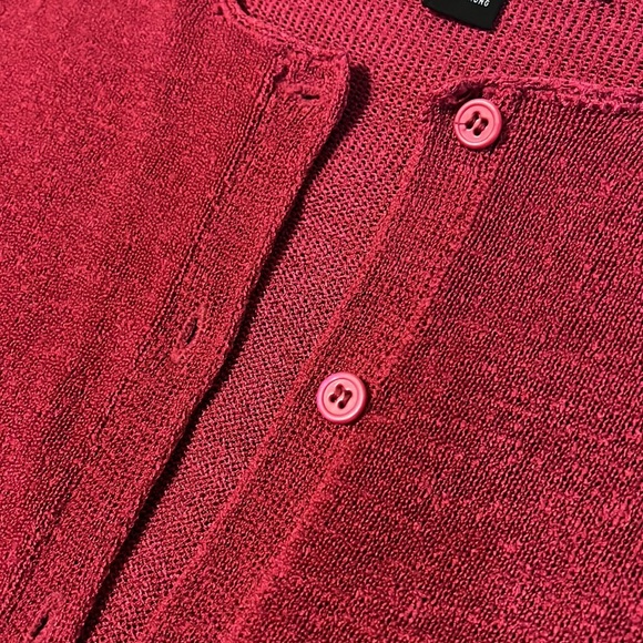 Josephine Chaus petite size Small Magenta cardigan - Picture 3 of 4